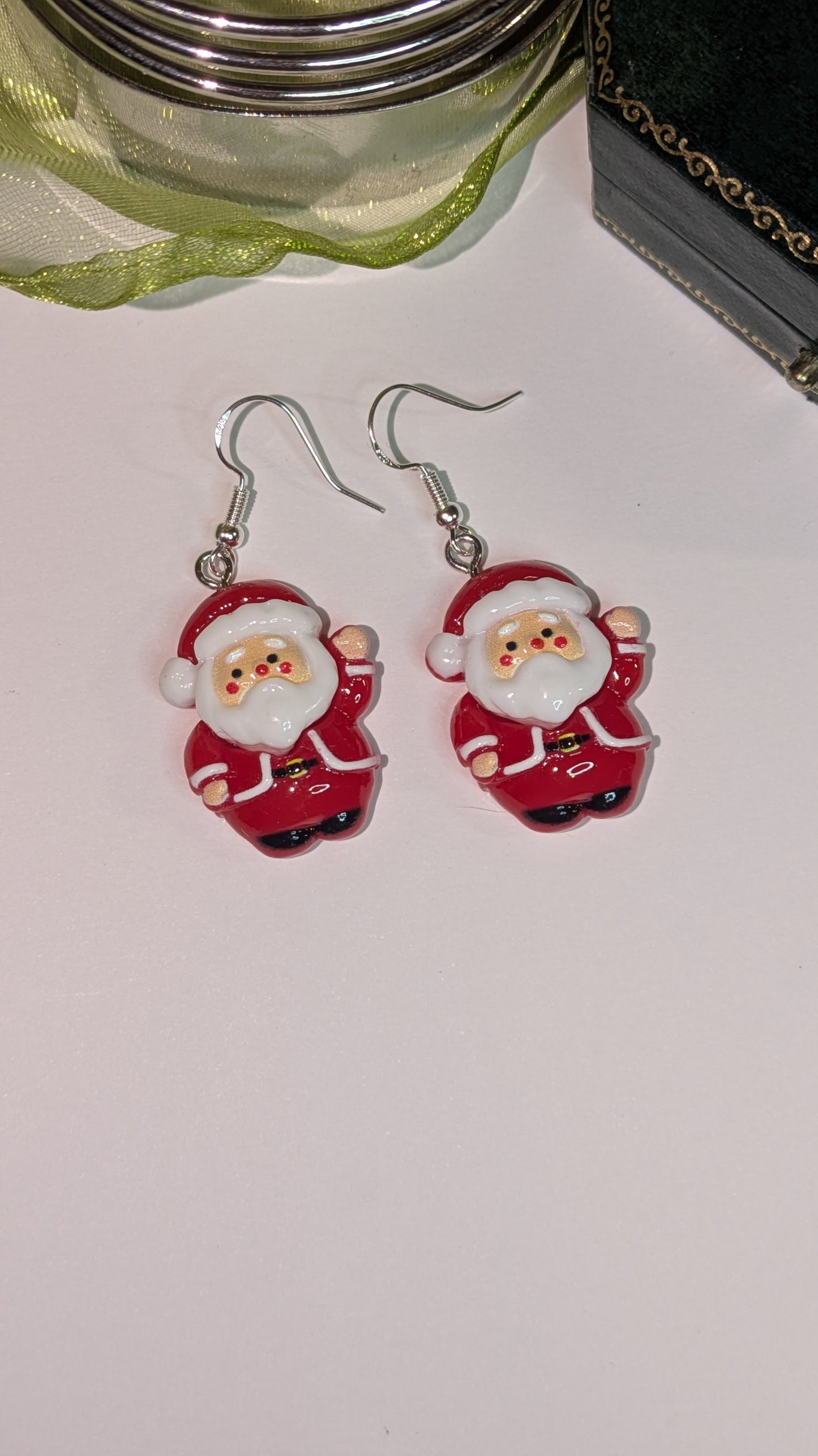 Santa Earrings